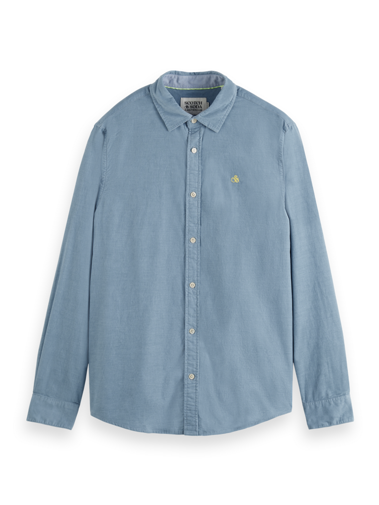 Chemise À Manches Longues Scotch&Soda de couleur Bleu