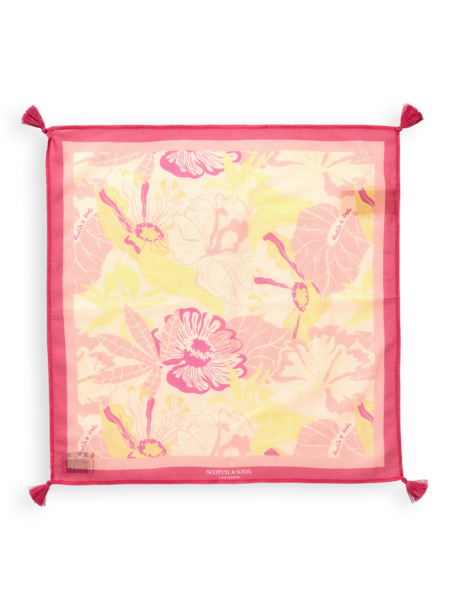 Foulard Scotch&Soda de couleur Rose