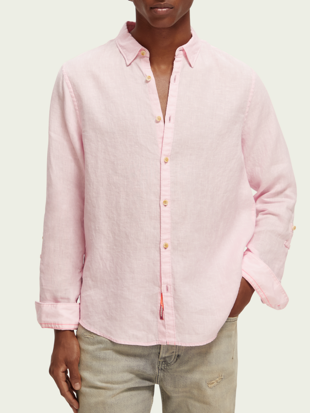 Chemise Scotch&Soda de couleur Rose