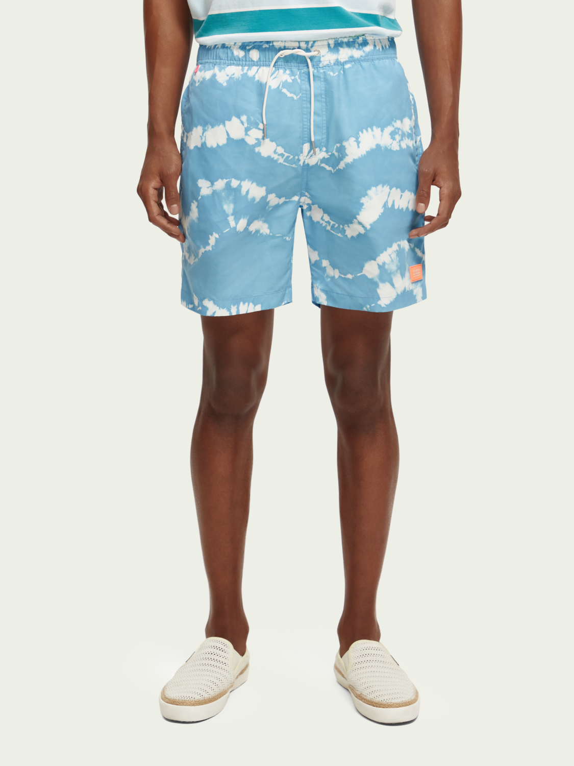 Maillot Scotch&Soda de couleur Bleu