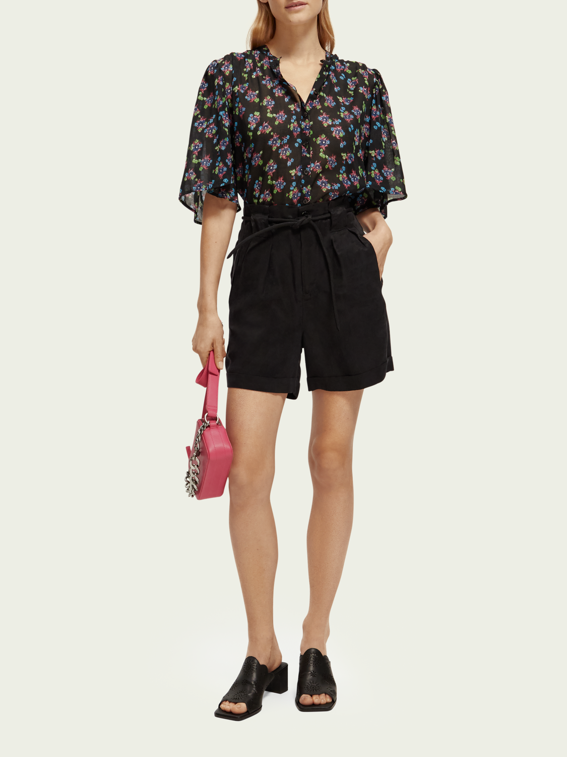 Short Scotch&Soda de couleur Noir