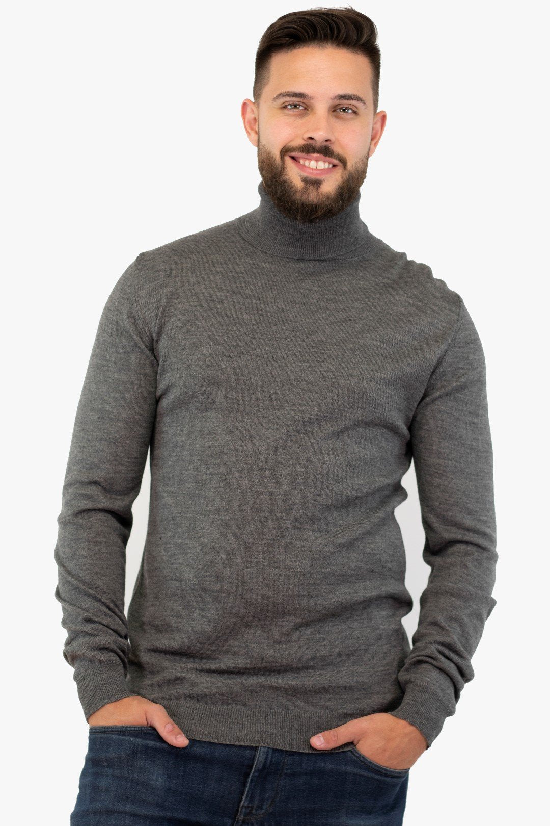 Chandail Matinique De Couleur Gris (Mati-30204624) Homme