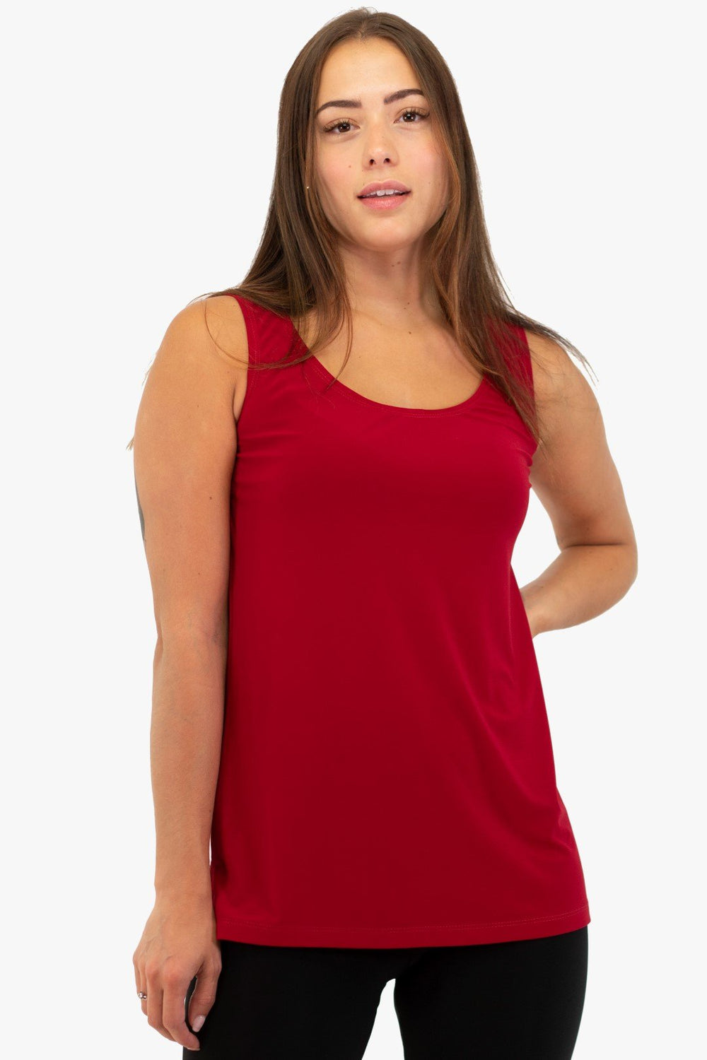 Camisole David De Couleur Rouge (Davi-T2618) Femme