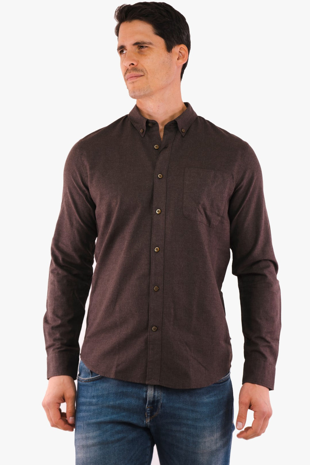 Chemise Matinique de couleur Expresso