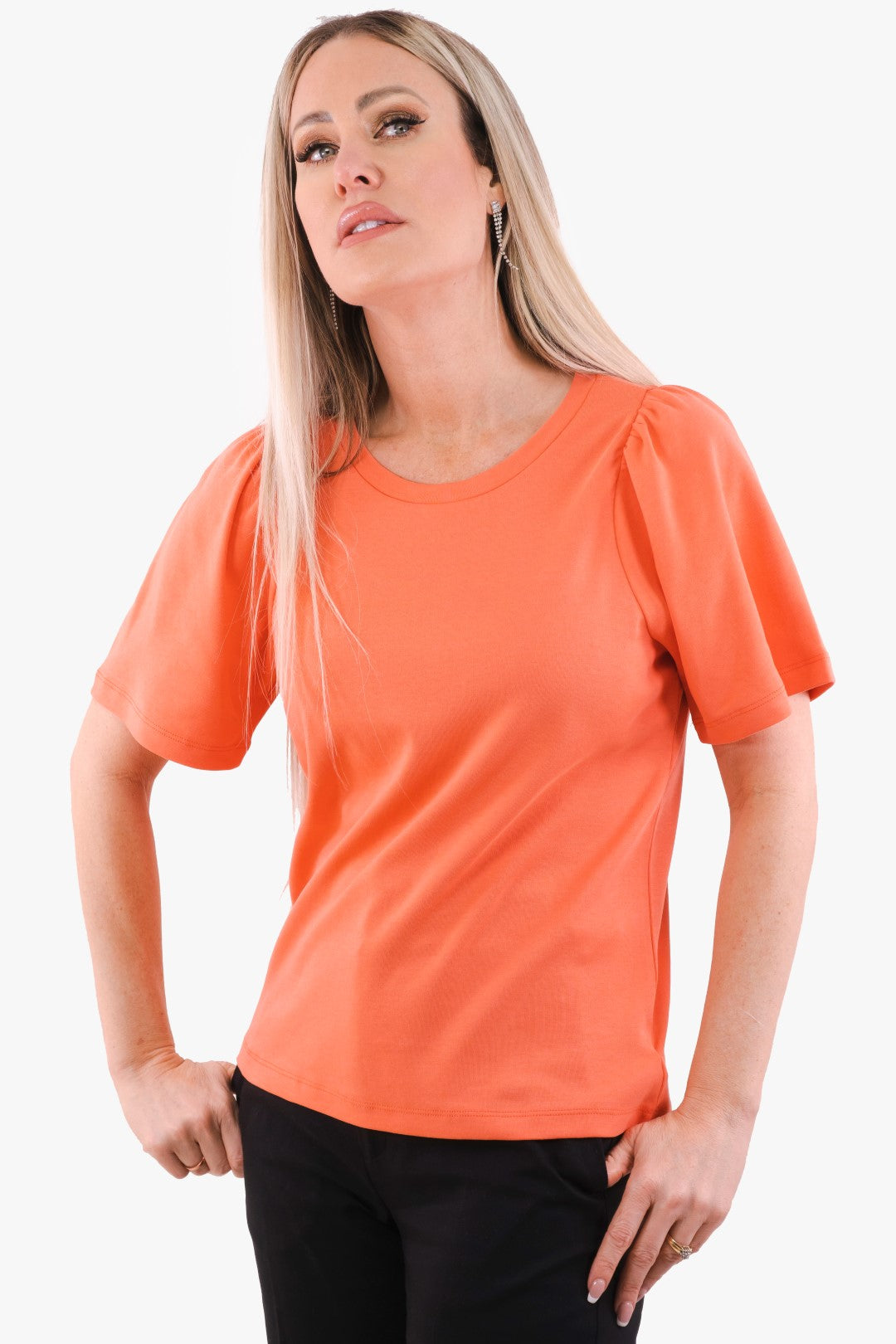 T-Shirt Part Two de couleur Corail