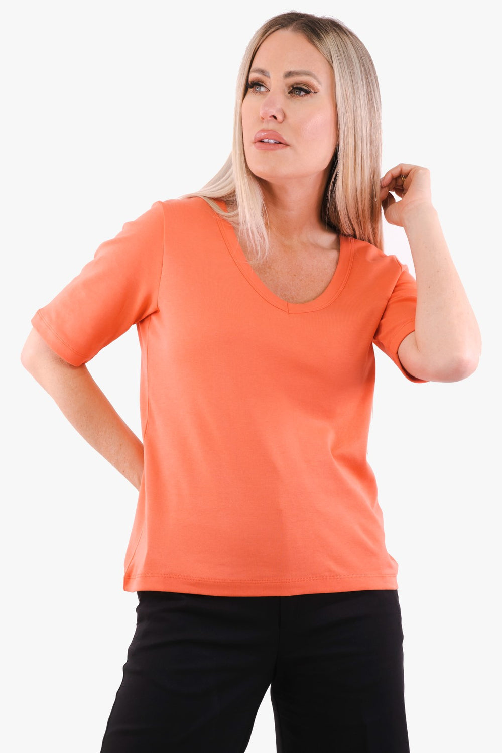 T-Shirt Part Two de couleur Corail