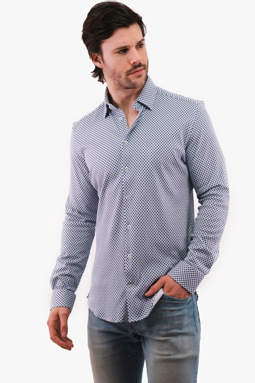 Hörst Long Sleeve Shirt in White color