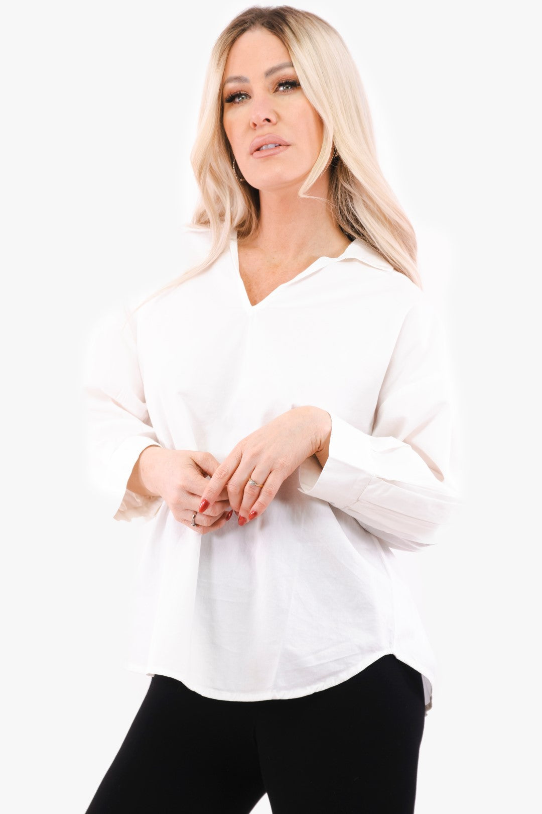 Blouse En Coton Part Two De Couleur Blanc Femme