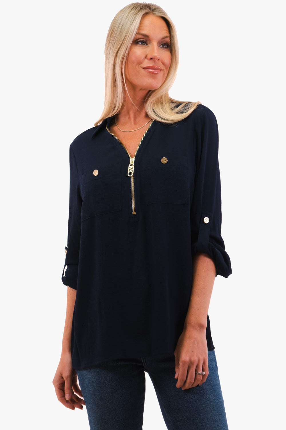 Michael Kors blouse in Navy color