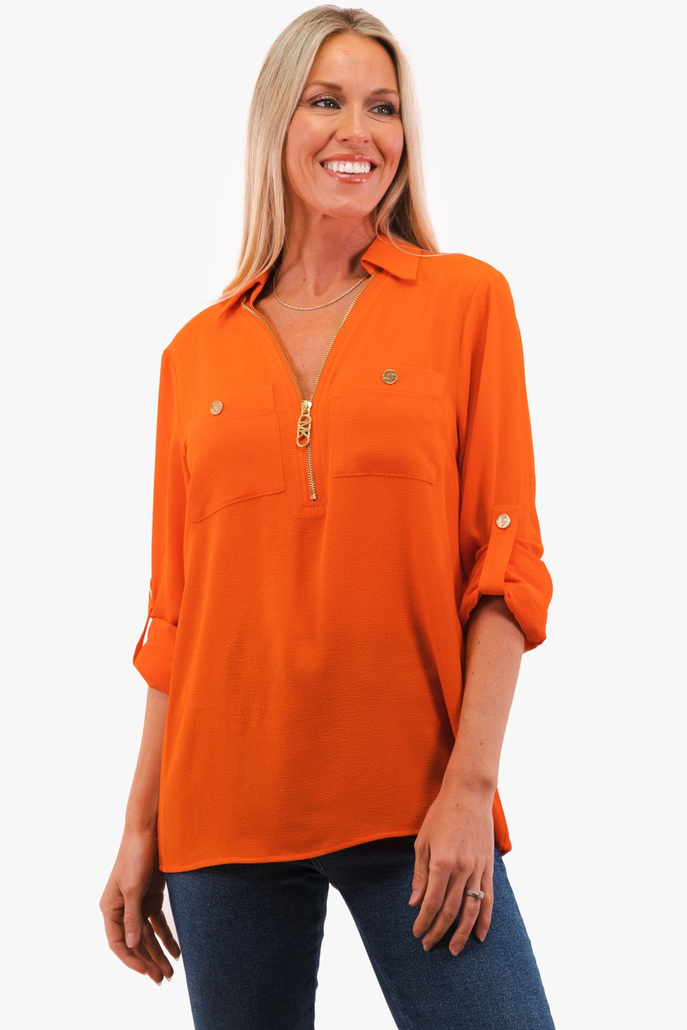 Michael Kors blouse in Orange color