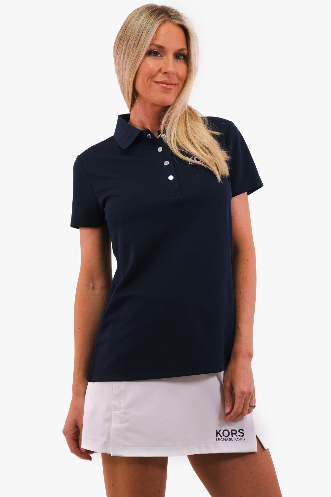 Navy Michael Kors polo shirt