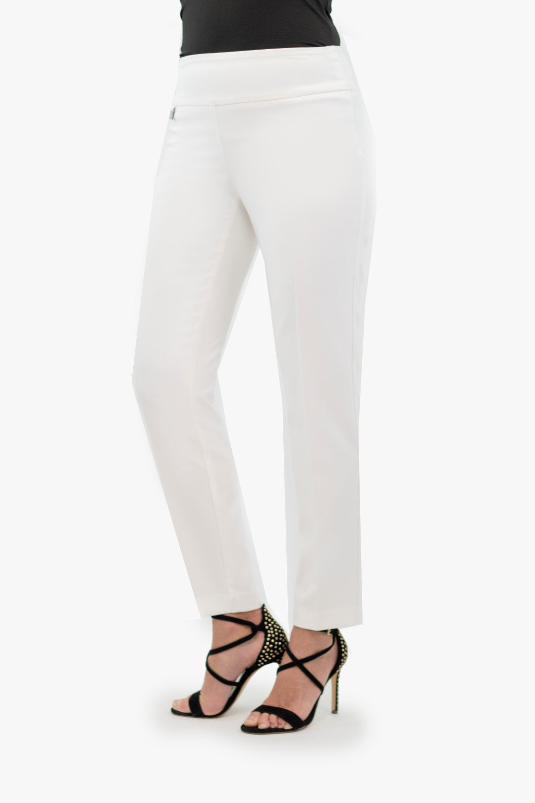 Pantalon Cheville Lisette L. De Couleur Blanc (Lise-33401) Femme