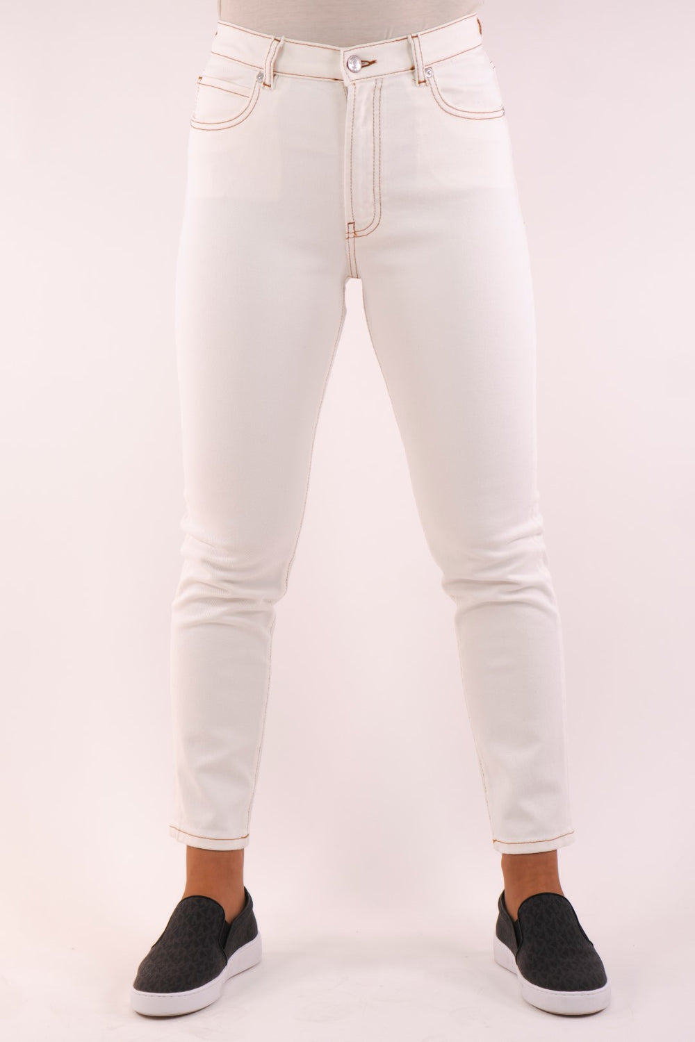 Jeans Hugo Boss de couleur Blanc