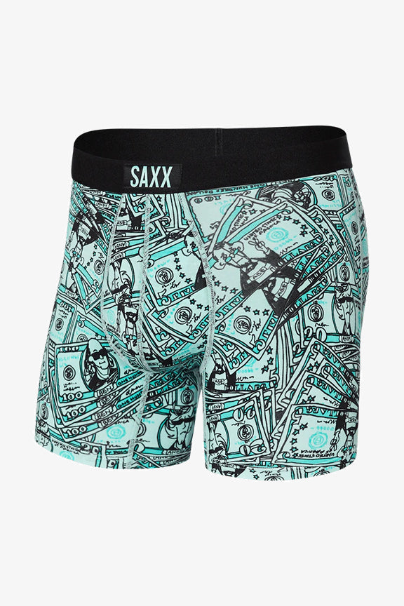 Sous-Vetement Argent Saxx De Couleur Vert Homme