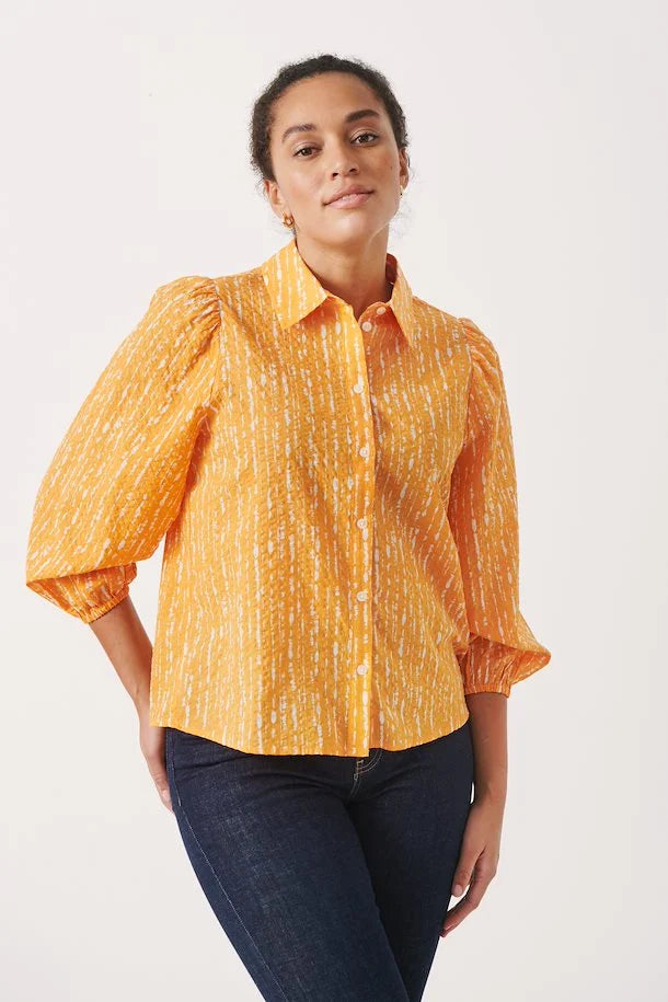 Blouse Part Two de couleur Orange