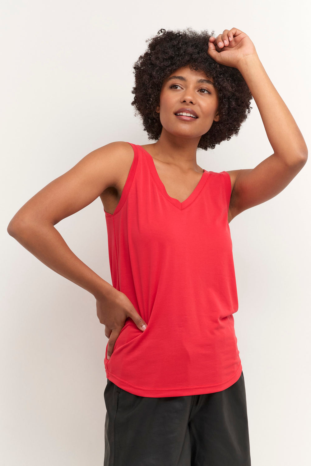 Camisole Culture de couleur Rouge