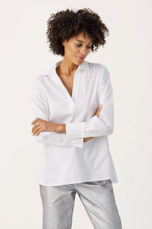 Blouse Part Two de couleur Blanc