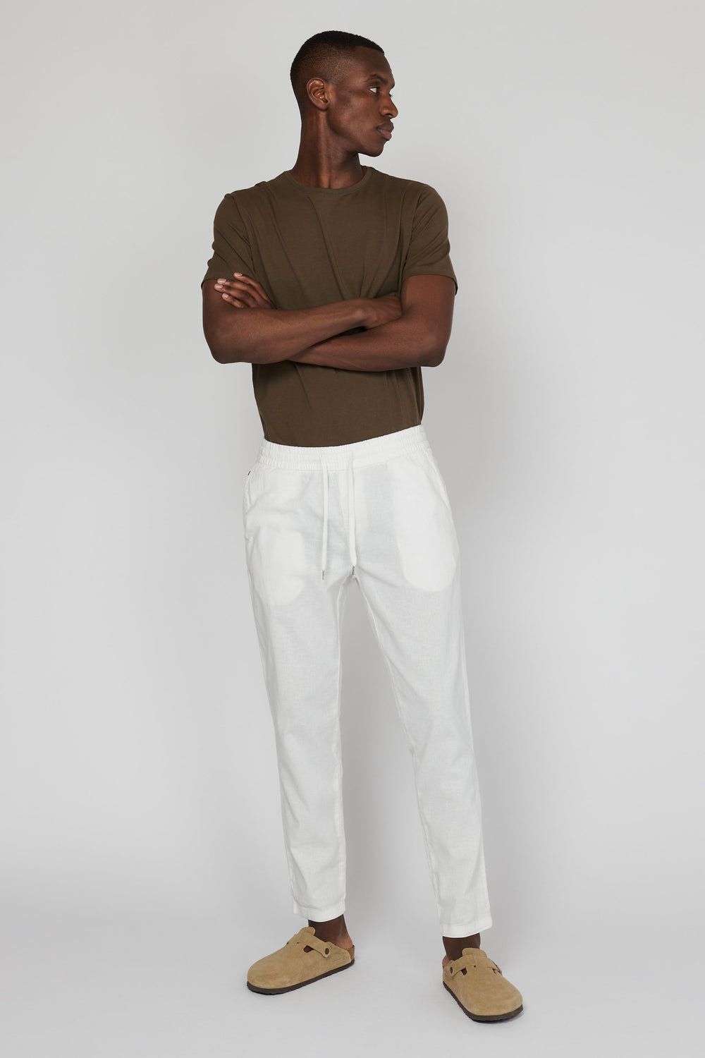 Matinique pants in White color