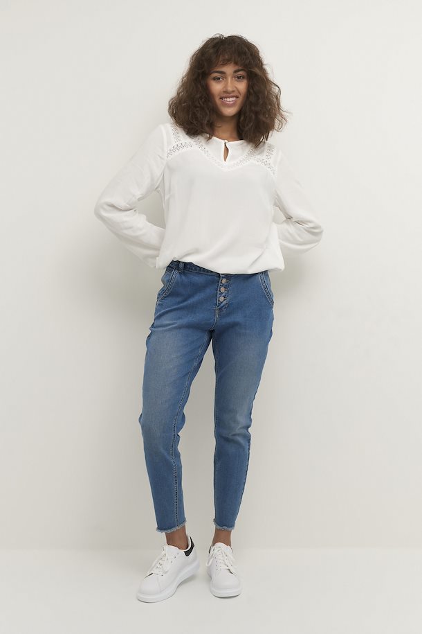 Niko-Baiily Fit Cream jeans in the color Denim