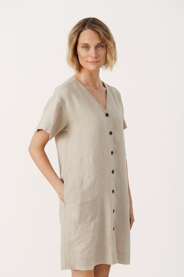 Robe Part Two De Couleur Beige Femme