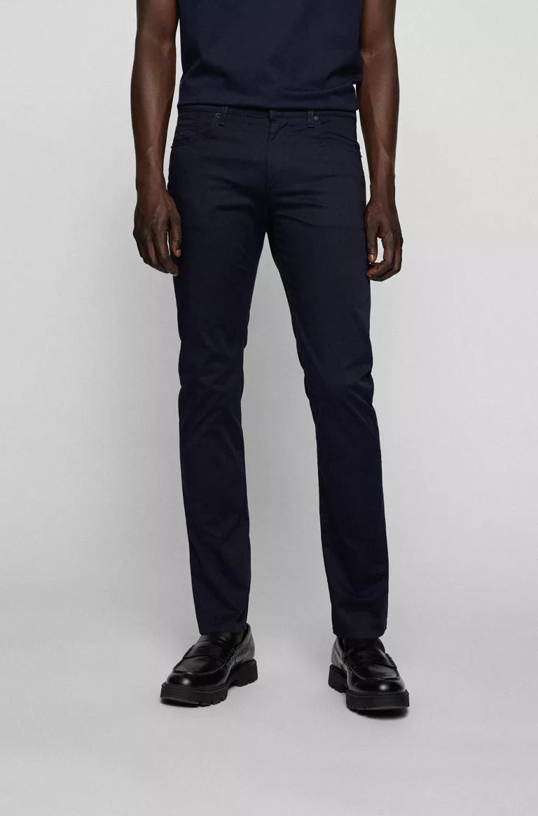 Jeans Delaware Hugo Boss De Couleur Bleu Fonce Homme