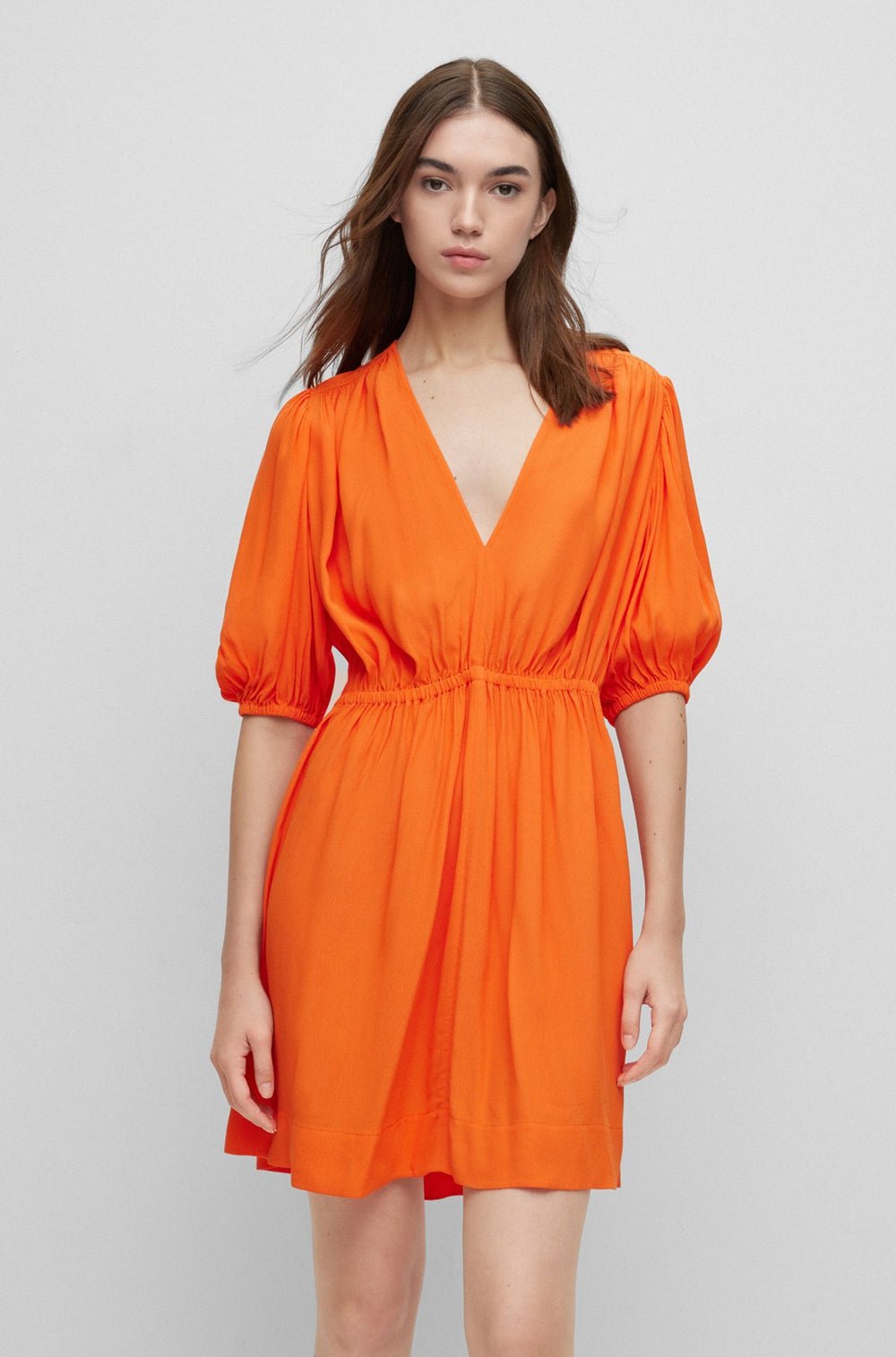 Orange Hugo Boss Dress