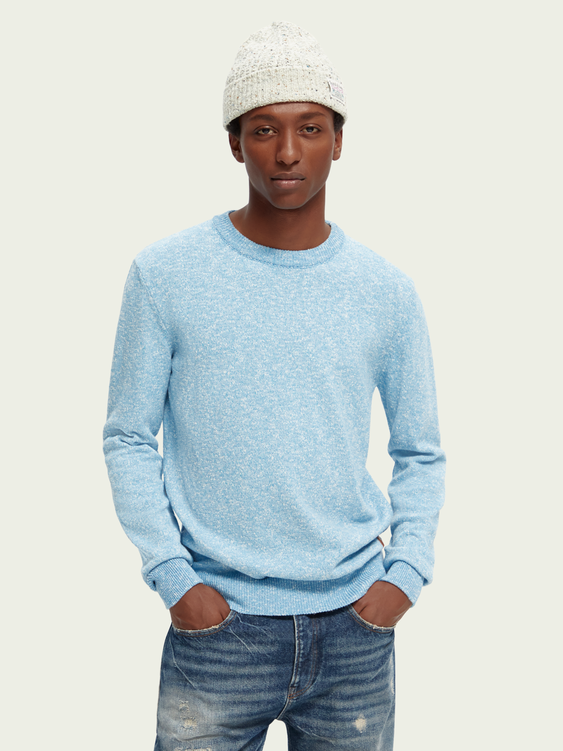 Chandail Scotch&Soda de couleur Bleu