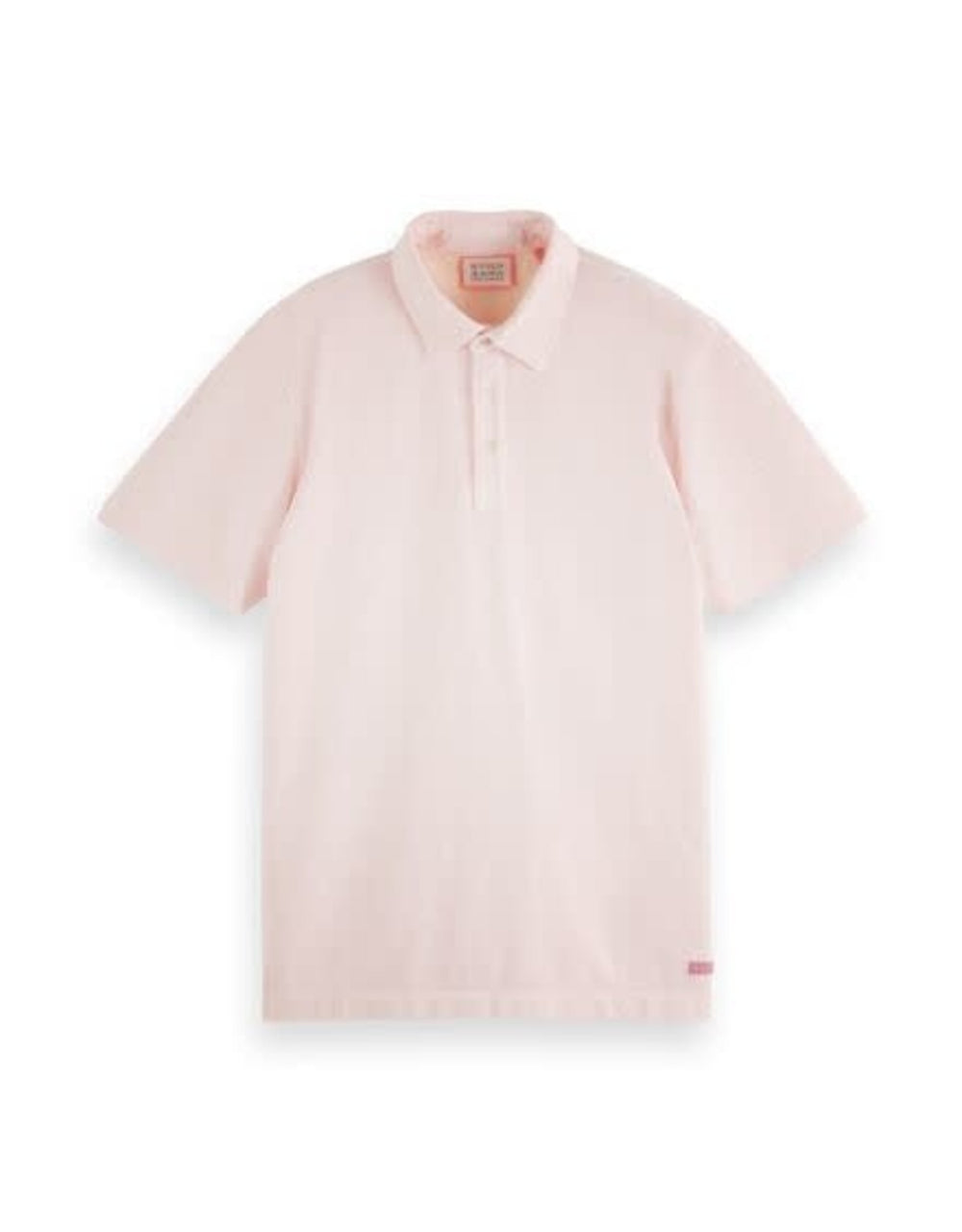 Chemise à manches courtes Scotch&Soda de couleur Rose Pale