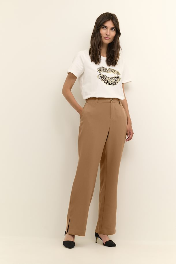 Pantalon Cenette Culture de couleur Taupe